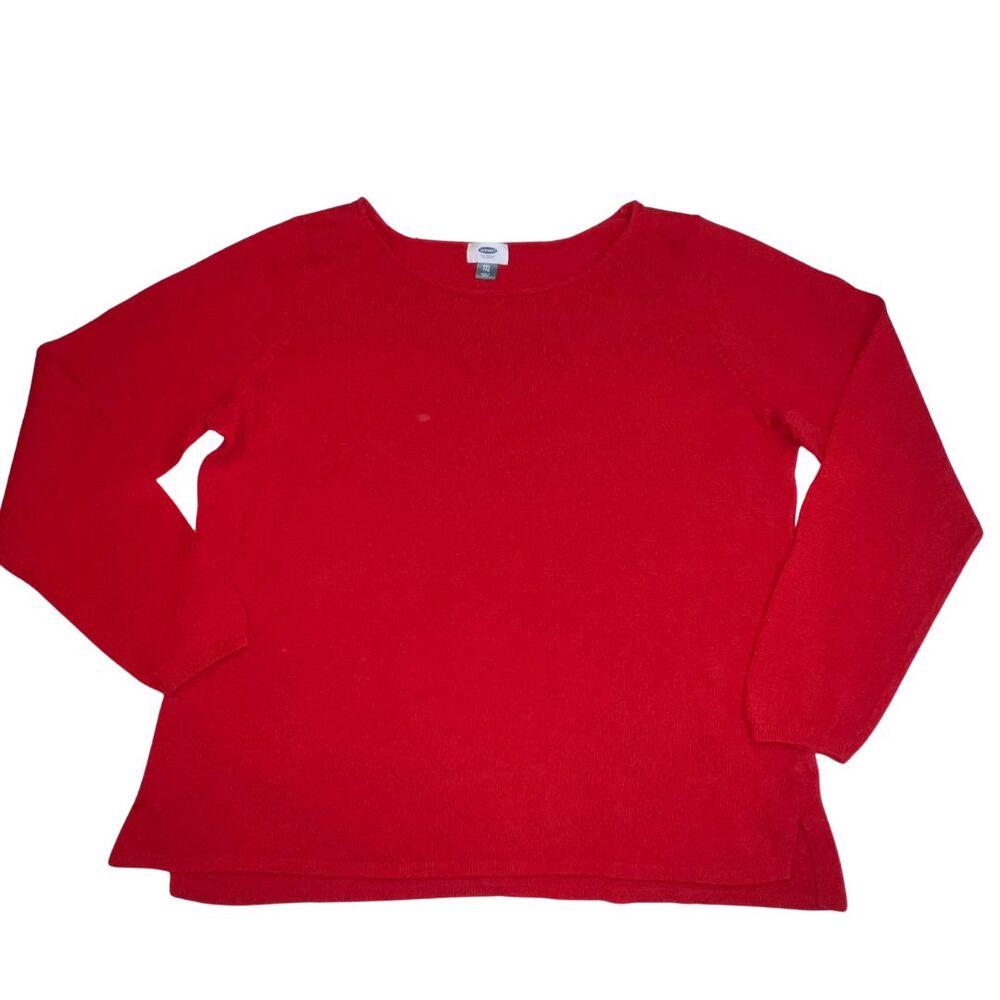 Old Navy Sweater Lot Womens XXL Blue Red Black Crewneck Preppy Tops School Shirt - Picture 7 of 16